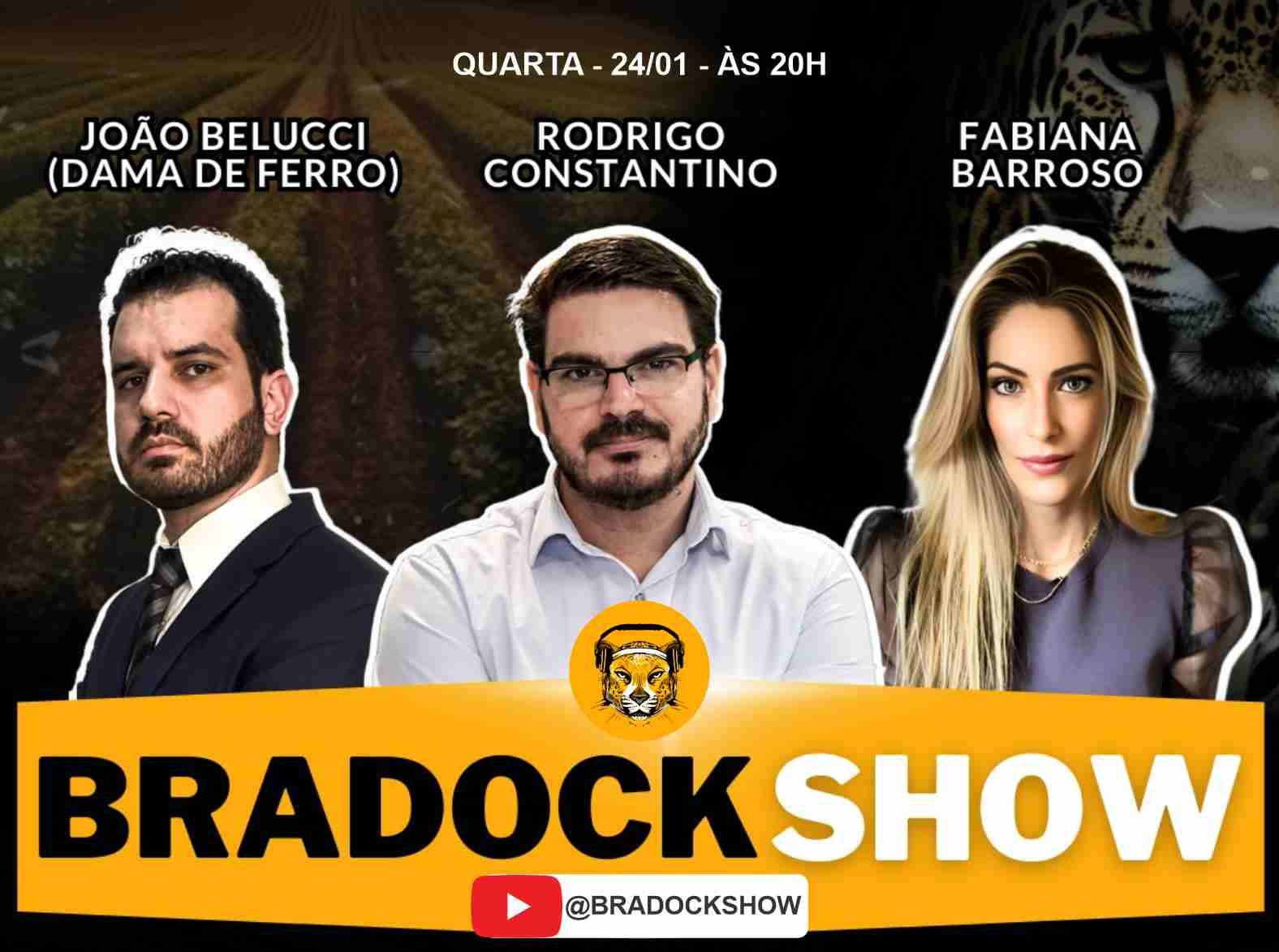 Bradock Show: Um farol de clareza no debate político nacional