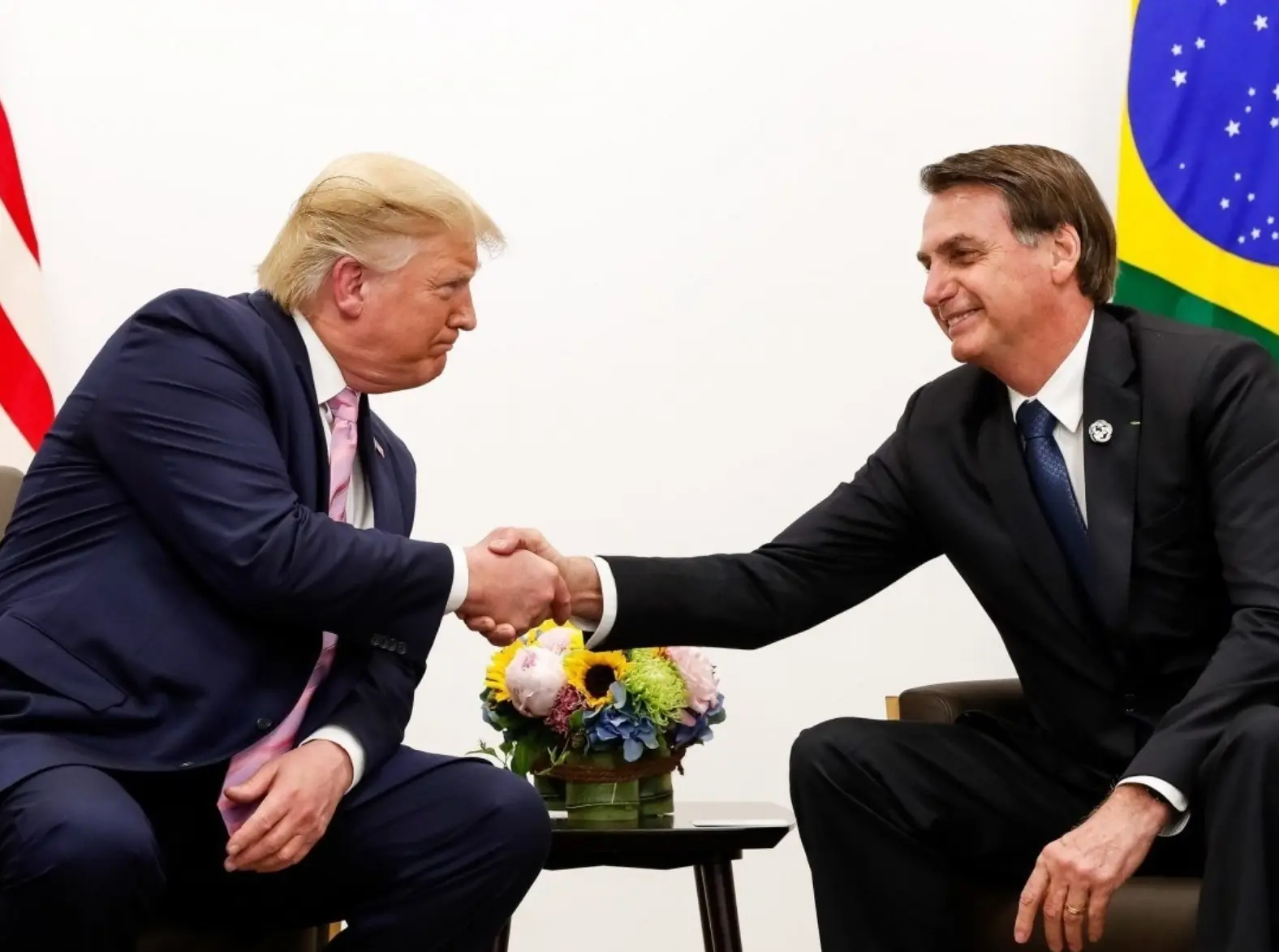 Jair Messias Bolsonaro no vídeo de campanha de Donald Trump