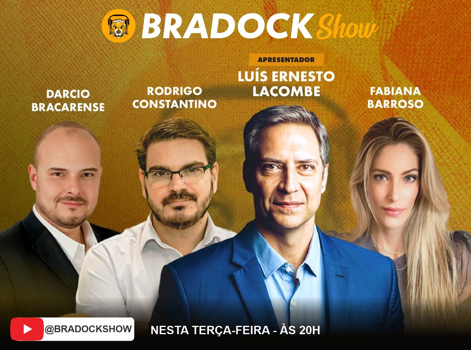 Jornalistas unem-se no Bradock Show para discutir sobre o futuro da nação
