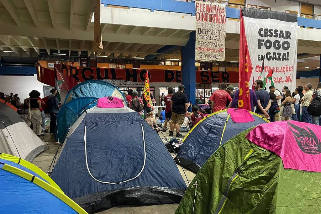 A verdade sobre o acampamento dos estudantes pró-Palestina na USP