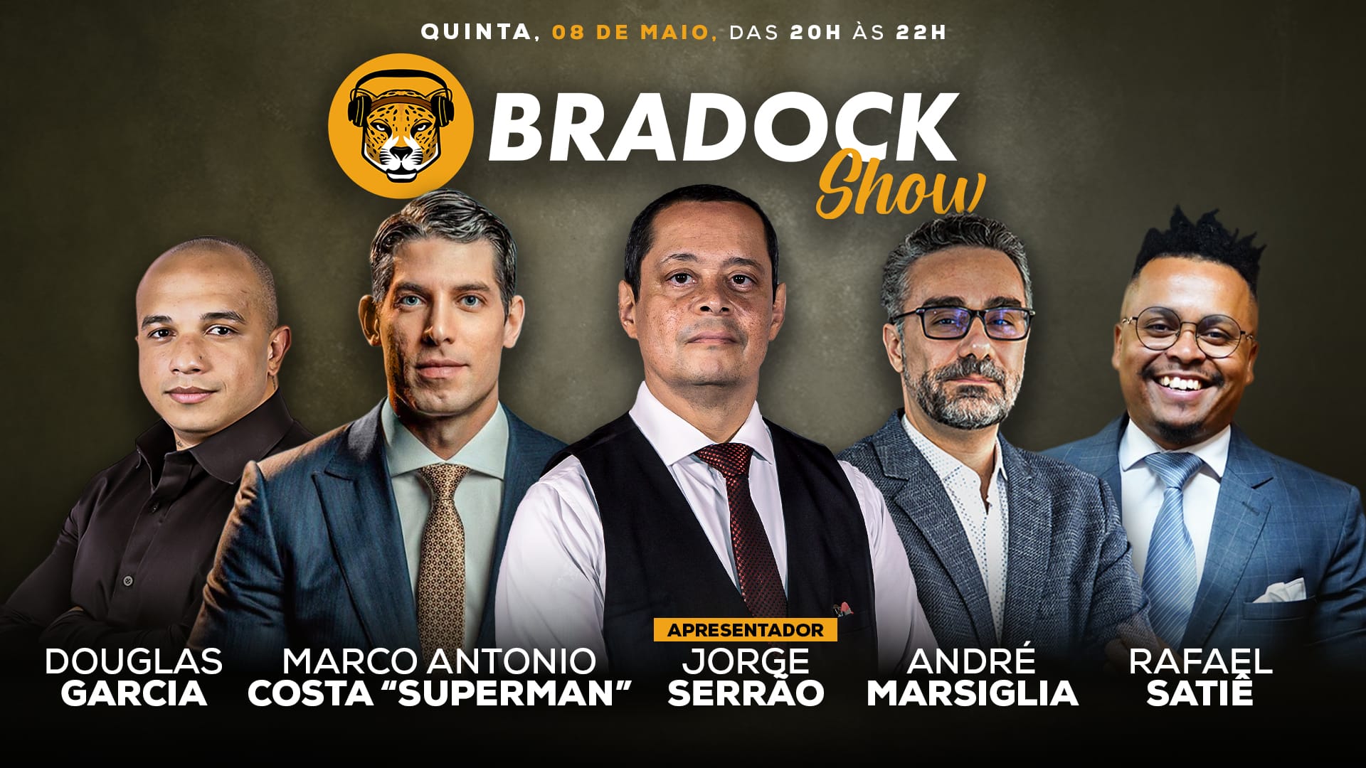 Papa americano e crise no INSS dominam edição do Bradock Show