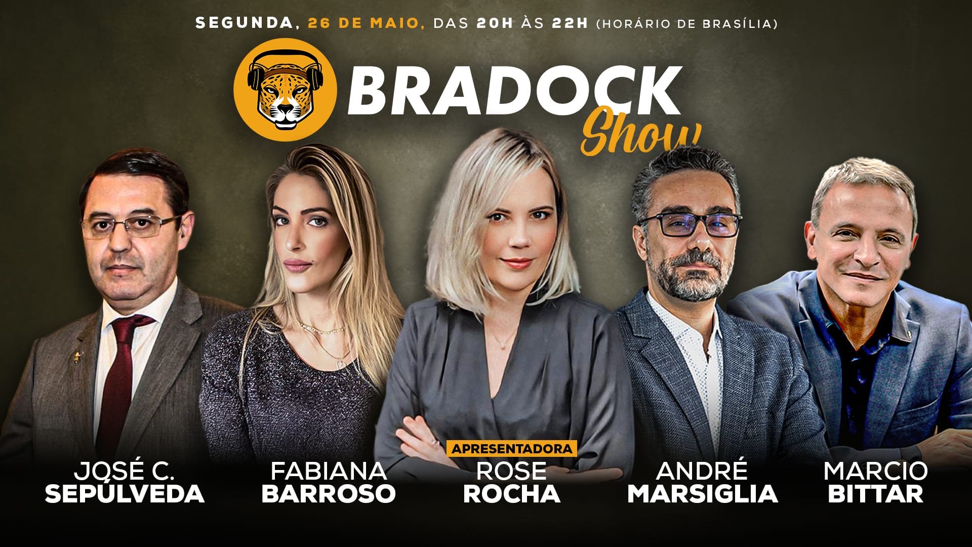 Justiça em xeque e censura digital: Bradock Show traz debate explosivo